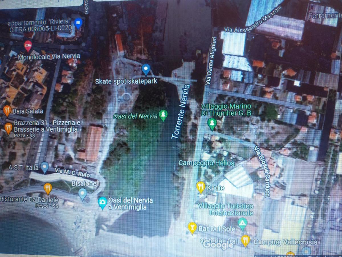 Appartamento Riviera Trilocale Wifi E Parcheggio Privato Ventimiglia Zewnętrze zdjęcie